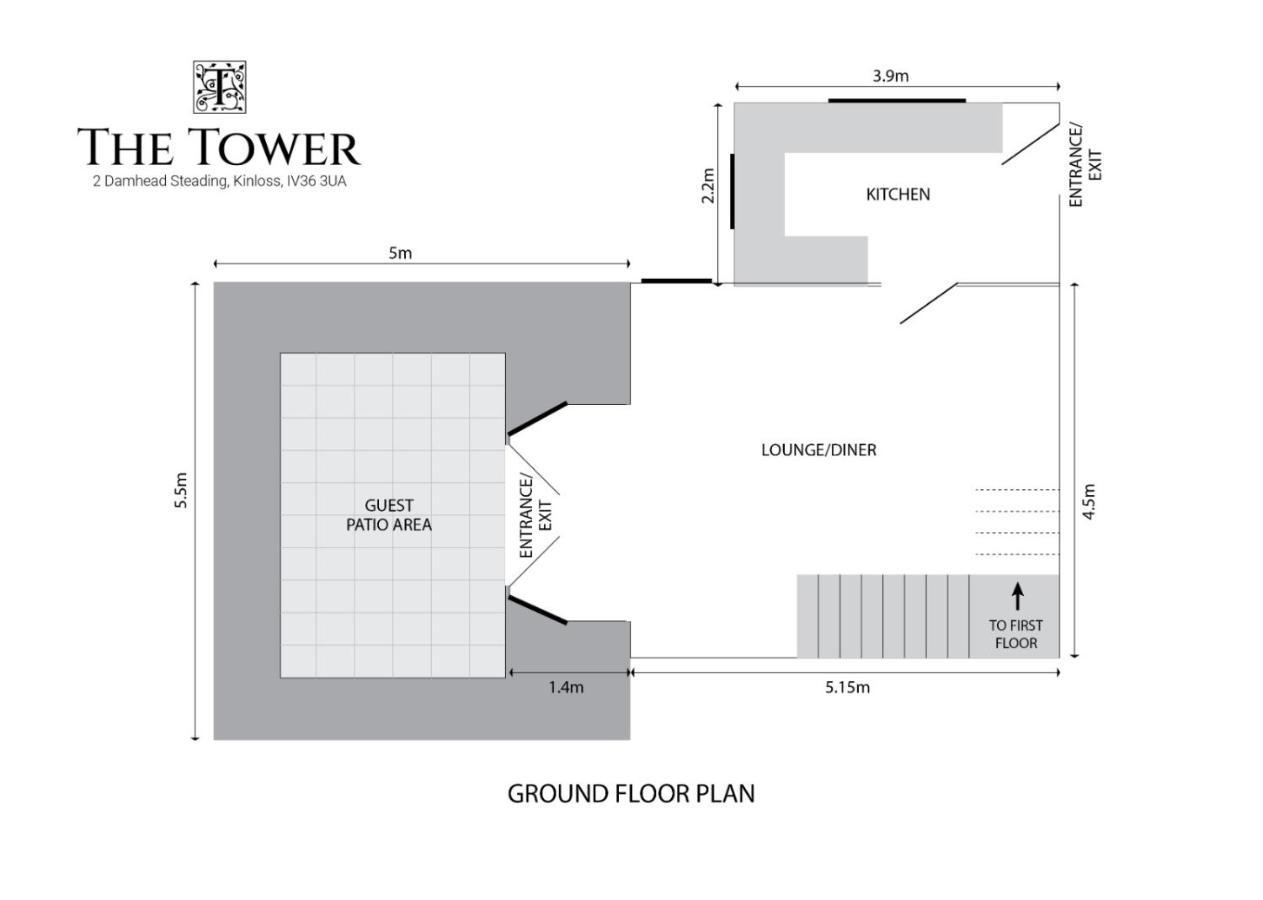 The Tower, Moray Firth Holiday Home Kinloss 외부 사진